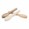 3 Pieces Blank Wood Carving Spoons for Whittling, Basswood, Cherry Wood, Walnut Wood, 10.3 Inches